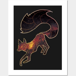 Galaxy Fox Posters and Art